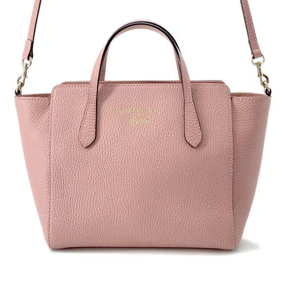 Gucci Swing Pink Leather shoulder - Picture 1 of 10